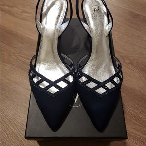 Adrianna Papell Navy Blue Sling backs